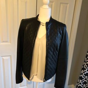 Black Quilted Jacket Size 6